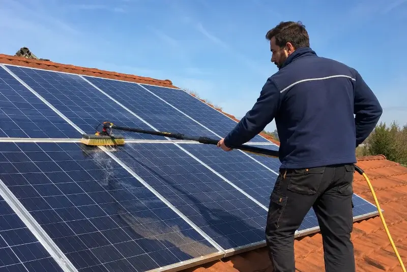 Nettoyage et entretien de panneaux solaires à Saint-Denis-en-Bugey